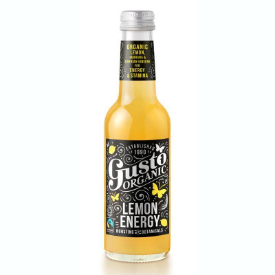 Gusto Organic Lemon Energy 250ml
