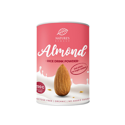 Rice Drink Powder Almond Bio 250g  (Veganská alternativa mléka / Rýžový prášek k přípravě BIO nápoje)