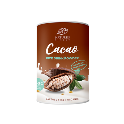 Rice Drink Powder Cacao Bio 250g  (Veganská alternativa mléka / Rýžový prášek k přípravě BIO nápoje)