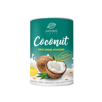 Rice Drink Powder Coconut Bio 250g  (Veganská alternativa mléka / Rýžový prášek k přípravě BIO nápoje)