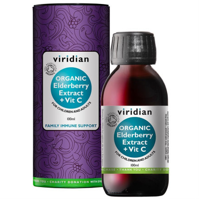 Elderberry Extract + Vitamin C 100ml Organic