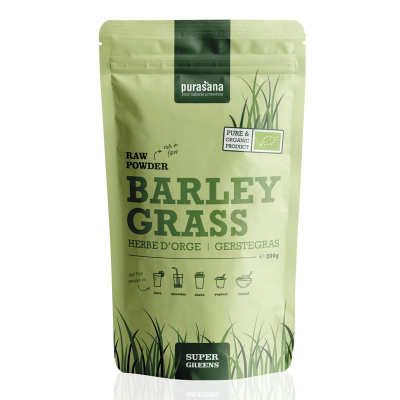Purasana Barley Powder BIO 200 g (Zelený ječmen)