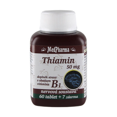 MedPharma Thiamin 50 mg – doplněk stravy s obsahem...