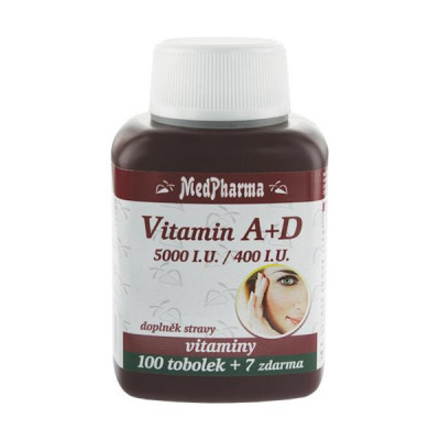 MedPharma Vitamin A+D (5000 m.j./400 m.j.)  37 tobolek