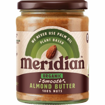 Meridian Almond Butter 470 g Smooth Organic (Mandlový...