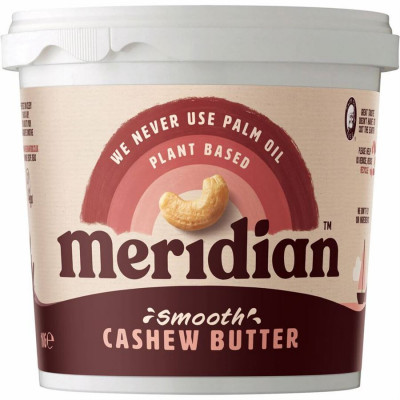 Meridian Cashew Butter 1 kg Smooth (Kešu krém jemný)