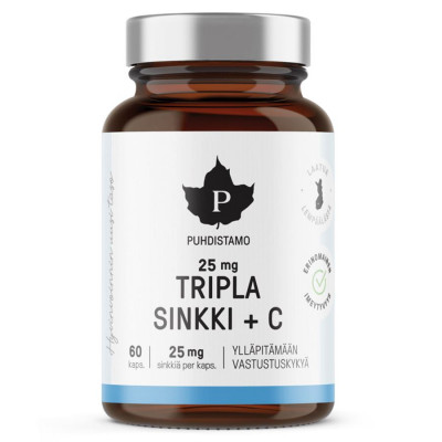  Triple Zinc 25mg + Vitamin C 60 kapslí (Zinek s...
