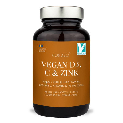  Vegan D3, C and Zinek 90 kapslí