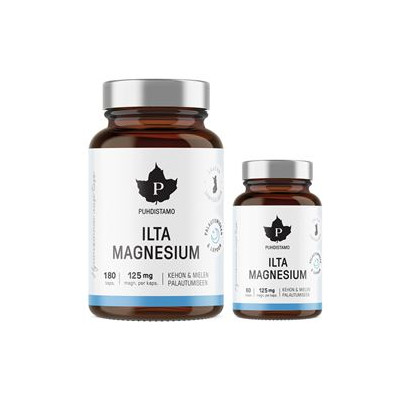 Puhdistamo Night Magnesium 180 + 60 kapslí (Hořčík)