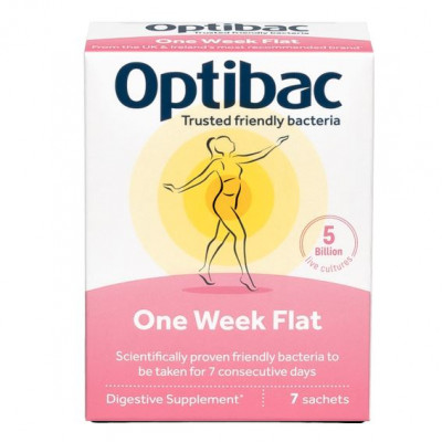  One Week Flat (Probiotika při nadýmání a PMS) 7 x 1,5g...