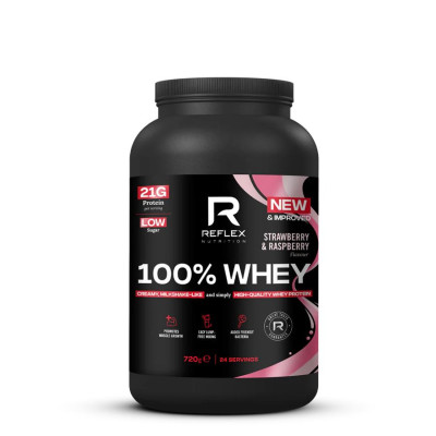 Reflex Nutrition 100% Whey Protein 720g jahoda malina