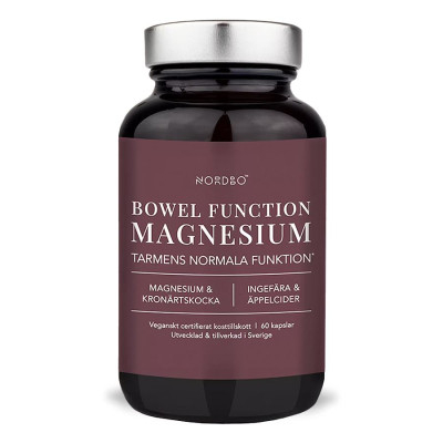 Nordbo Bowel Function Magnesium 60 kapslí