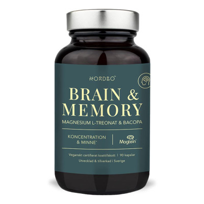 Nordbo Brain and Memory 90 kapslí (Magtein® and Bacopa) SK
