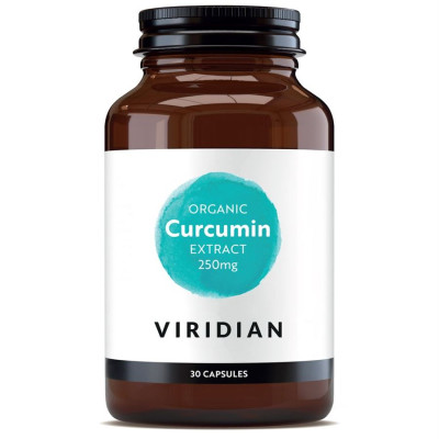 Viridian Nutrition Curcumin Extract 250mg 60 kapslí Organic