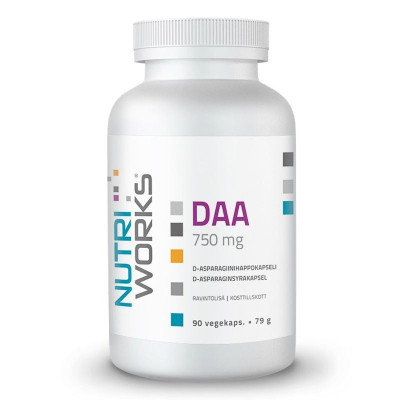 NutriWorks DAA 750 mg 90 kapslí