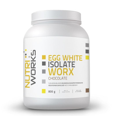 NutriWorks Egg White Isolate Worx 800g čokoláda