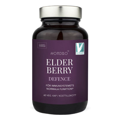 Nordbo Elderberry Defence 60 kapslí (Extrakt z černého...