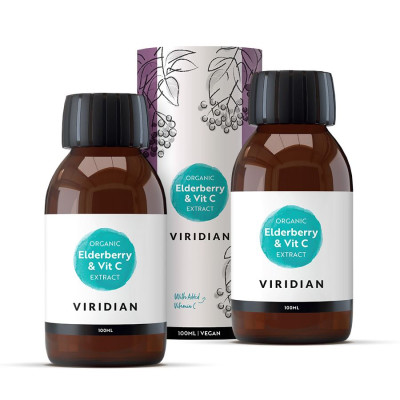Viridian Nutrition Elderberry Extract + Vitamin C 100ml...