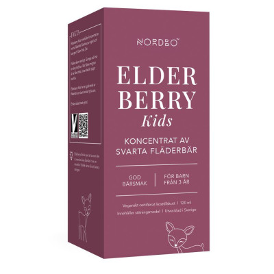 Nordbo Elderberry Kids 120ml (Extrakt z černého bezu pro...