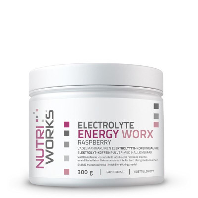 NutriWorks Electrolyte ENERGY Worx 300g malina