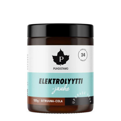 Puhdistamo Electrolyte Powder 120g lemon cola (Sitruuna...