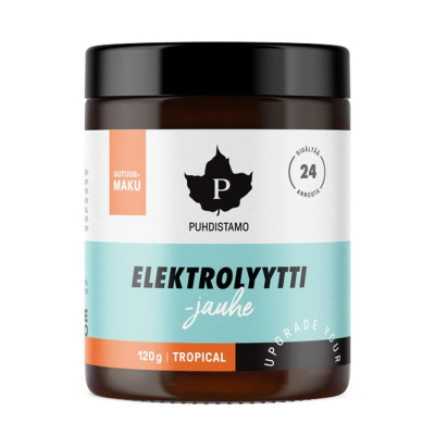 Puhdistamo Electrolyte Powder 120g tropical SK
