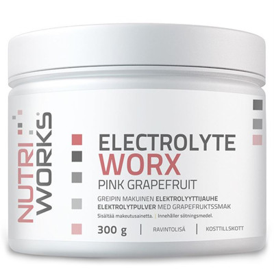 NutriWorks Electrolyte Worx 300g pink grapefruit