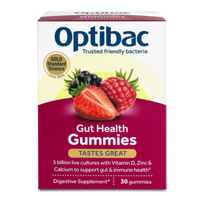 Optibac Gut Health 30 gummies (Želé s probiotiky pro...