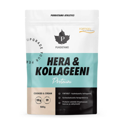 Puhdistamo HERA Protein and Kollageeni 500g cookies and...
