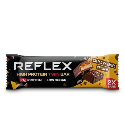 Reflex Nutrition High Protein Twin Bar 60g salted caramel...