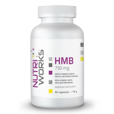 NutriWorks HMB 750 mg 90 kapslí