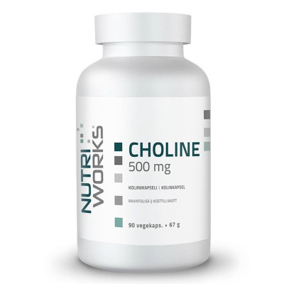 NutriWorks Choline 500 mg 90 kapslí
