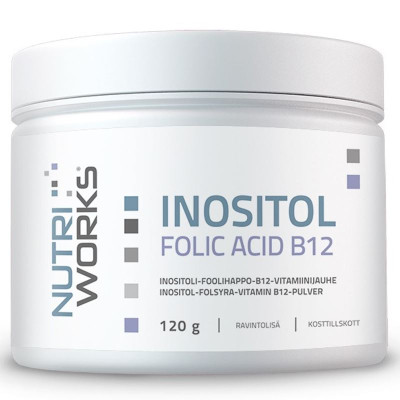 NutriWorks Inositol Folic Acid B12 120 g