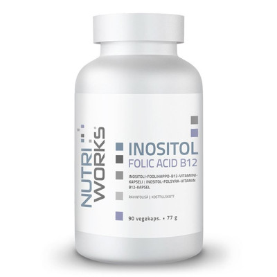NutriWorks Inositol Folic Acid B12 90 kapslí