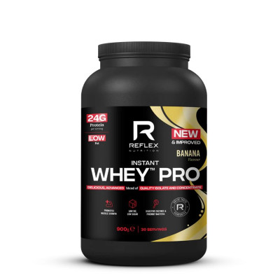 Reflex Nutrition Instant Whey PRO 900g banán
