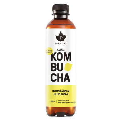 Puhdistamo Kombucha BIO 400ml ginger lemon...