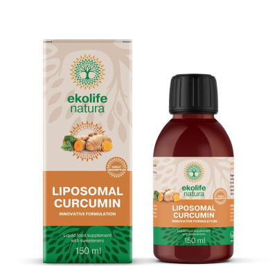 EKOLIFE NATURA Liposomal Curcumin 150ml (Lipozomální...