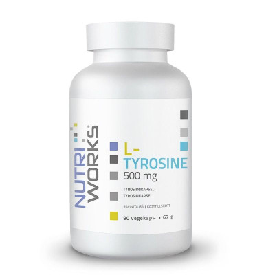 NutriWorks L-Tyrosine 500 mg 90 kapslí