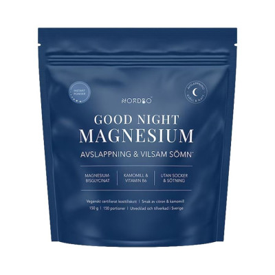 Nordbo Magnesium Good Night 150 g citron a heřmánek