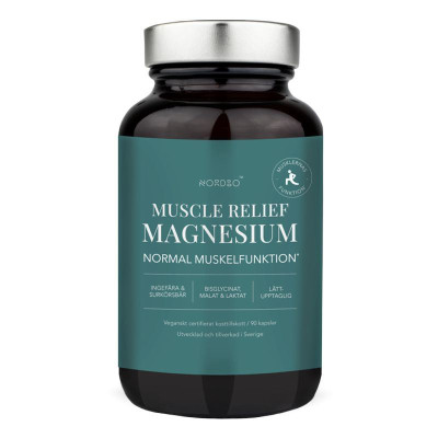 Nordbo Magnesium Muscle Relief 90 kapslí SK