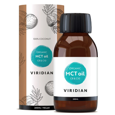 Viridian Nutrition MCT Oil 200ml Organic
