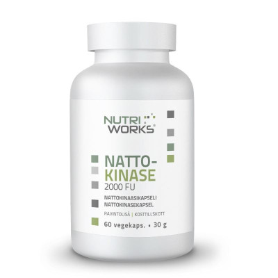 NutriWorks Nattokinase 2000 FU 60 kapslí