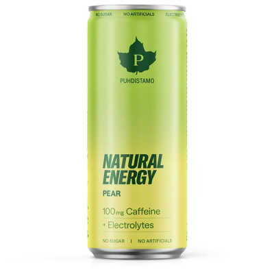 Puhdistamo Natural Energy + Caffeine + Electrolytes 330ml...