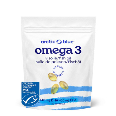 Arctic blue® Omega 3 60 kapslí (280mg DHA and 120mg EPA)