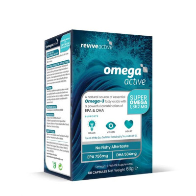 reviveactive® Omega 3 Active 60 kapslí (756mg EPA and...