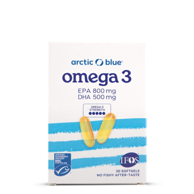 Arctic blue® Omega 3 v blistrech 30 kapslí (500mg DHA and...
