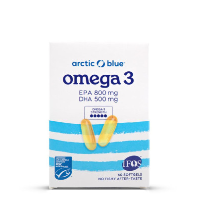 Arctic blue® Omega 3 v blistrech 60 kapslí (500mg DHA and...