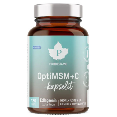 Puhdistamo OptiMSM+C 120 kapslí SK