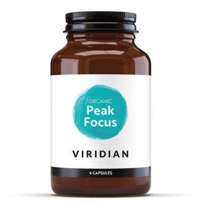 Viridian Nutrition Peak Focus 6 kapslí Organic