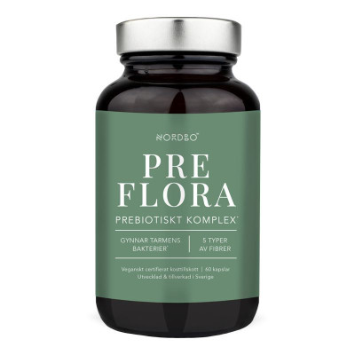 Nordbo Pre Flora 60 kapslí (Prebiotika)